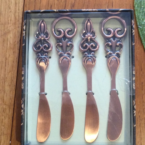 Serving spoons and pate knives - Picture 3 of 7
